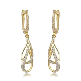 Hoop Earrings with Charm Stylish Fancy Drop Stylish Fancy Drop